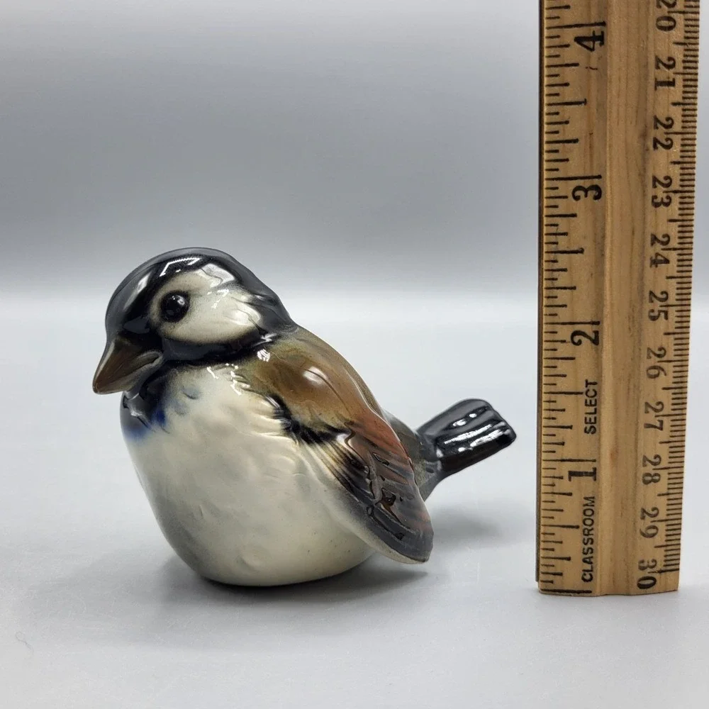 Vintage Goebel Sparrow Bird Figurine Porcelain Collectible West Germany